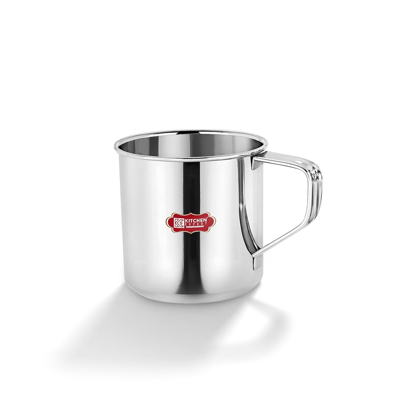  Stainless Steel Multipurpose Mug | for Milk and Coffee | Camping/Hiking Mug | Strong and Sturdy Handle 